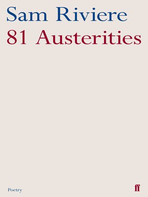 cover image of 81 Austerities
